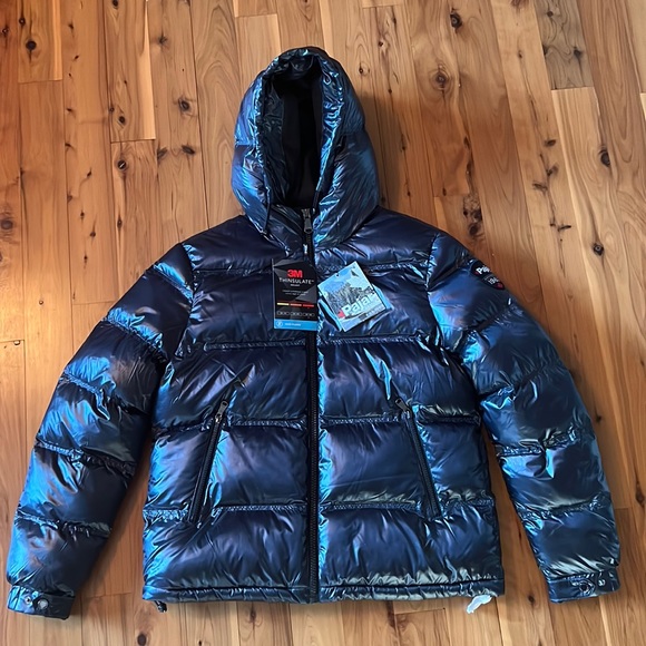 NEW🇨🇦🖤PAJAR Canada Women's Graphite Puffer Jacket NEVIS size L - Picture 3 of 15